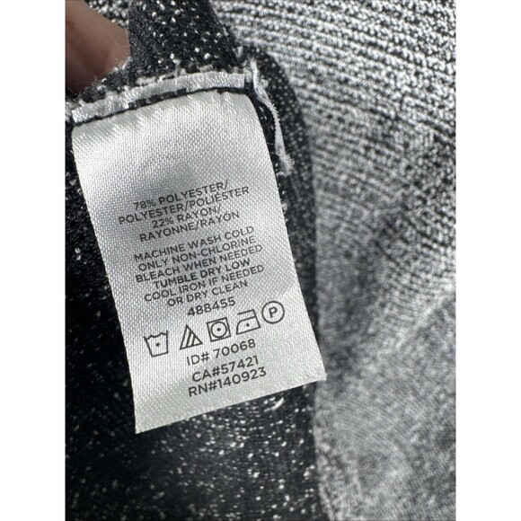 Lou & Grey Long Sleeve V Neck‎ Textured Pullover Dress Pockets Size XS Oversized - Picture 7 of 7